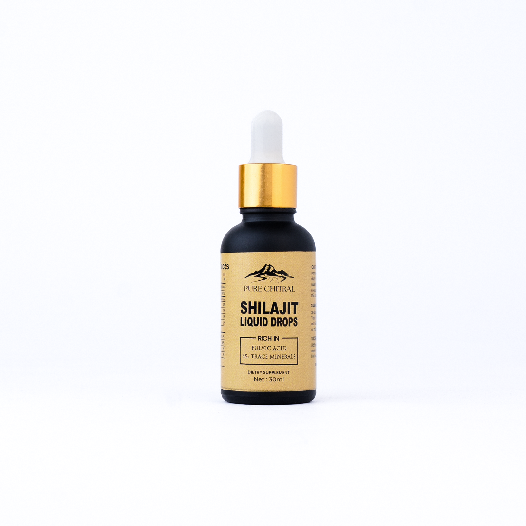 Shilajit (سلاجيت) 𝐋𝐢𝐪𝐮𝐢𝐝 𝐃𝐫𝐨𝐩 𝟑𝟎𝐦𝐥 | 100% Pure & Lab-Tested