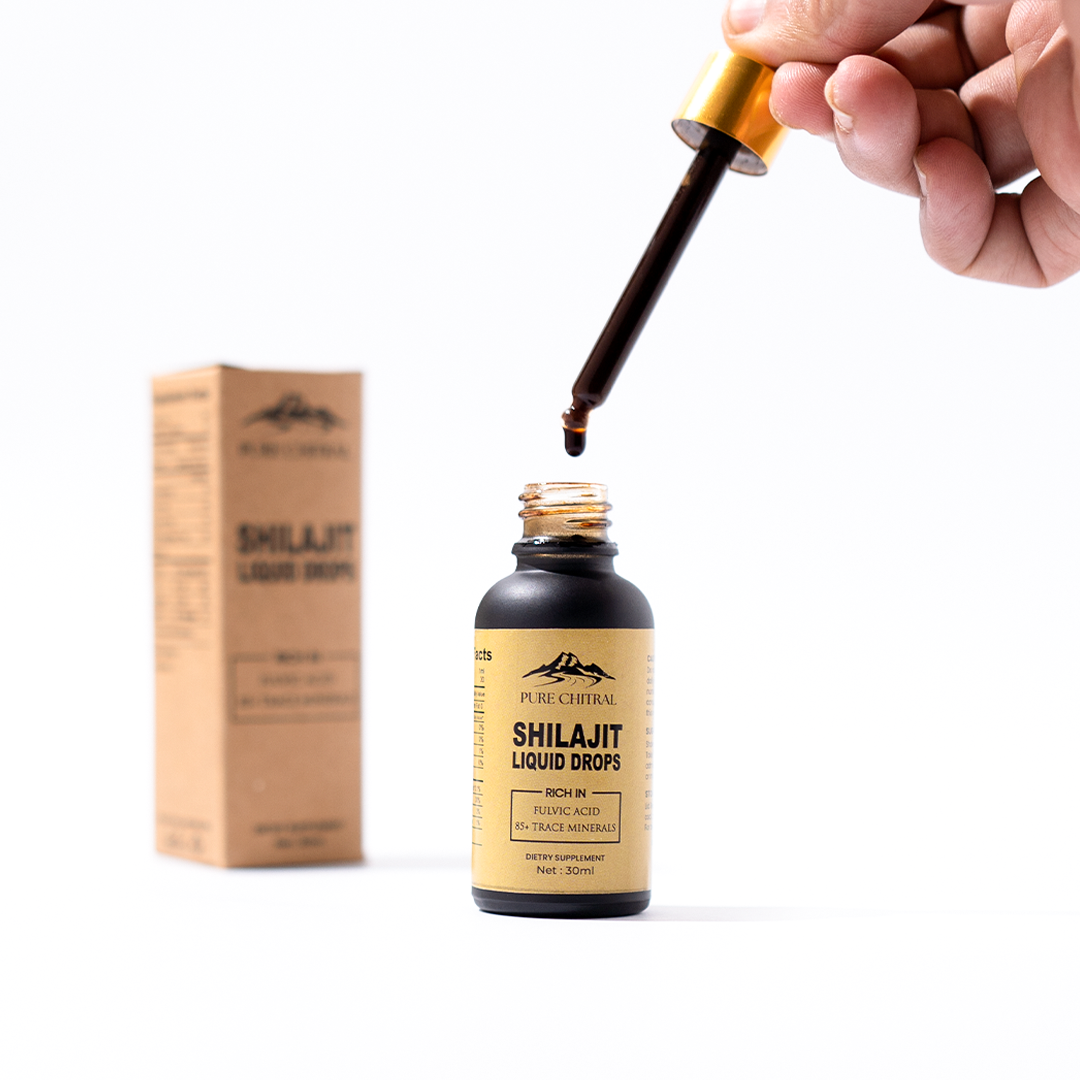Shilajit (سلاجيت) 𝐋𝐢𝐪𝐮𝐢𝐝 𝐃𝐫𝐨𝐩 𝟑𝟎𝐦𝐥 | 100% Pure & Lab-Tested (Pack Of 2)