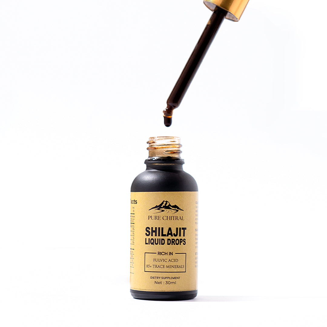 Shilajit (سلاجيت) 𝐋𝐢𝐪𝐮𝐢𝐝 𝐃𝐫𝐨𝐩 𝟑𝟎𝐦𝐥 | 100% Pure & Lab-Tested